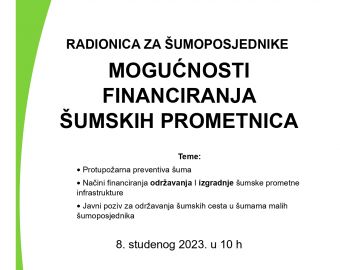 MOGUĆNOSTI FINANCIRANJA ŠUMSKIH PROMETNICA